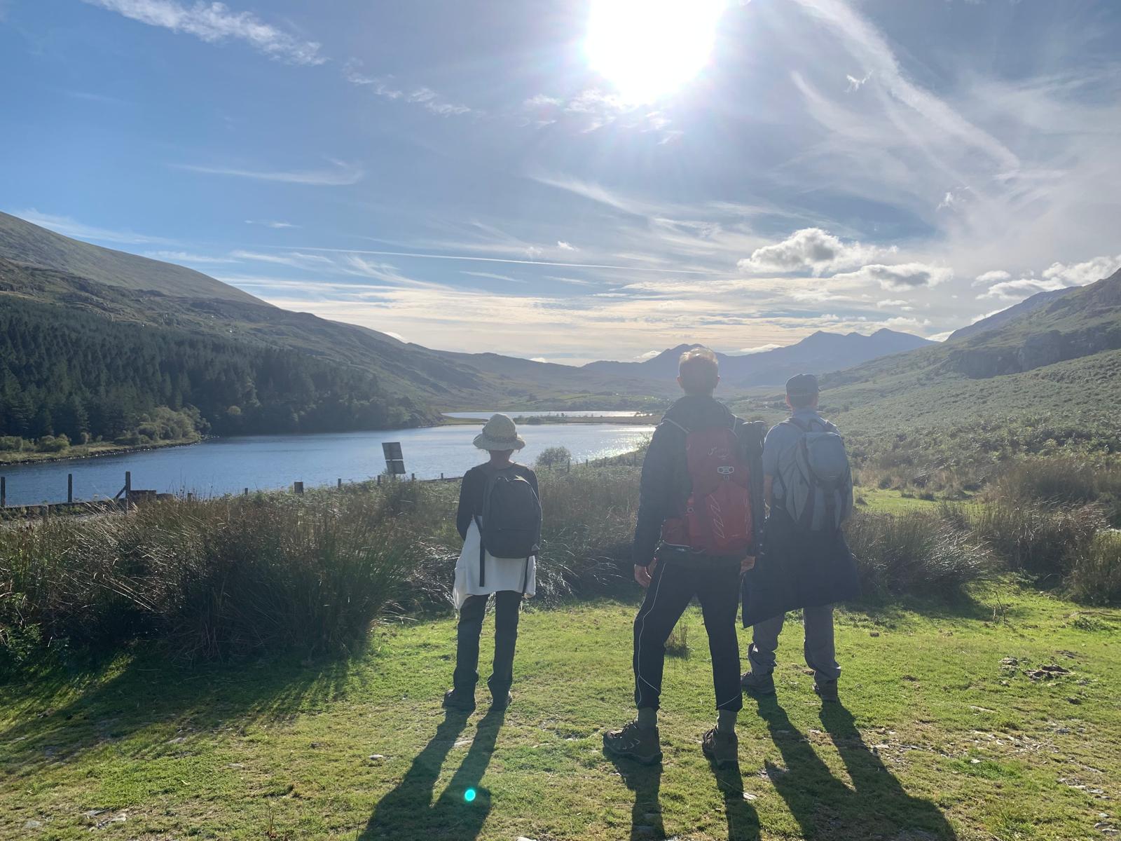 walk snowdonia dru yoga wales group sun