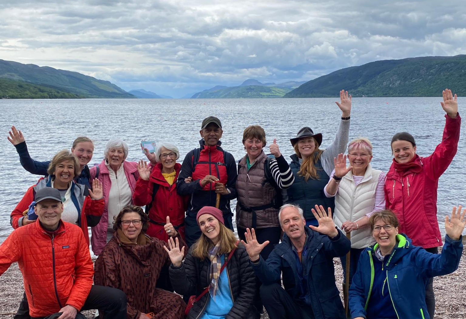 walk with Dru Team at Loch Lomand